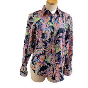 Lauren Ralph Lauren Multicolor Paisley Blouse